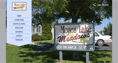 Desktop Screenshot of moseslakemeadows.com