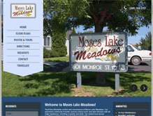 Tablet Screenshot of moseslakemeadows.com